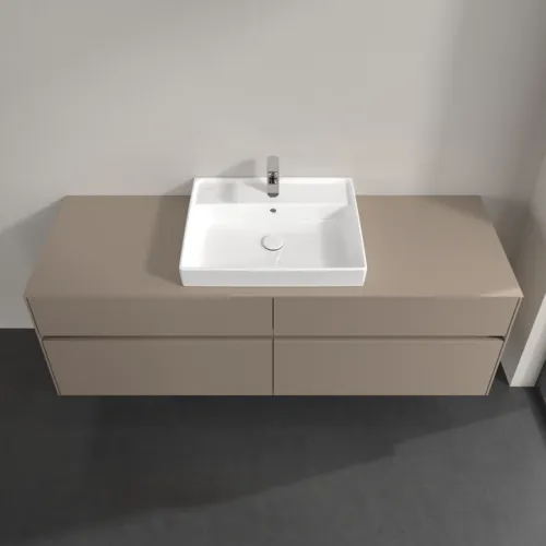 VILLEROY BOCH Toaletní skříňka Collaro, s osvětlením, 4 výsuvy, 1600 x 548 x 500 mm, taupe / taupe #C025B0VM, obrázek 4