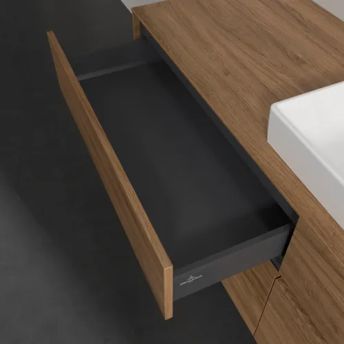 VILLEROY BOCH Toaletní skříňka Collaro, 4 výsuvy, 1600 x 548 x 500 mm, dub Kansas #C02700RH, obrázek 7