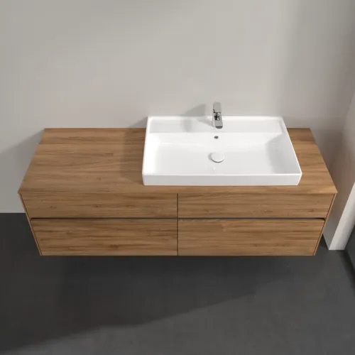 VILLEROY BOCH Toaletní skříňka Collaro, 4 výsuvy, 1600 x 548 x 500 mm, dub Kansas #C02700RH, obrázek 4