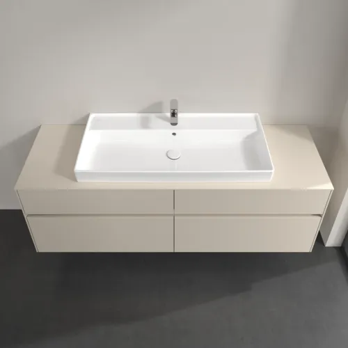 VILLEROY BOCH Toaletní skříňka Collaro, s osvětlením, 4 výsuvy, 1600 x 548 x 500 mm, Cashmere Grey / Cashmere Grey #C031B0VN, obrázek 4