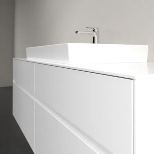VILLEROY BOCH Toaletní skříňka Collaro, s osvětlením, 4 výsuvy, 1600 x 548 x 500 mm, lesklá bílá / lesklá bílá #C028B0DH, obrázek 6