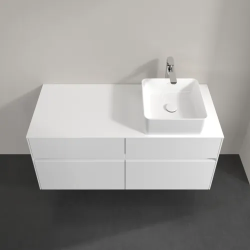 VILLEROY BOCH Toaletní skříňka Collaro, 4 výsuvy, 1200 x 548 x 500 mm, lesklá bílá / lesklá bílá #C04300DH, obrázek 4
