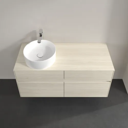 VILLEROY BOCH Toaletní skříňka Collaro, 4 výsuvy, 1200 x 548 x 500 mm, bílý dub / bílý dub #C04200AA, obrázek 4