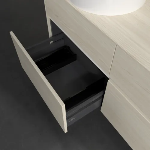 VILLEROY BOCH Toaletní skříňka Collaro, 4 výsuvy, 1200 x 548 x 500 mm, bílý dub / bílý dub #C04200AA, obrázek 6