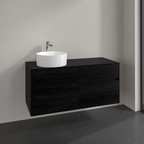 VILLEROY BOCH Toaletní skříňka Collaro, 4 výsuvy, 1200 x 548 x 500 mm, černý dub / černý dub #C04200AB, obrázek 2