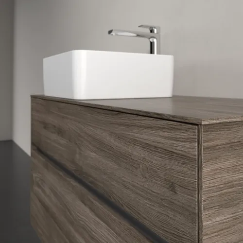 VILLEROY BOCH Umyvadlová skříňka Collaro, s osvětlením, 2 výsuvy, 1000 x 548 x 500 mm, dub kamenný #C039B0RK, obrázek 6