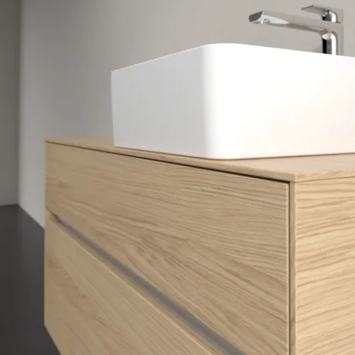 VILLEROY BOCH Toaletní skříňka Collaro, 2 výsuvy, 1000 x 548 x 500 mm, severský dub / severský dub #C04000VJ, obrázek 5