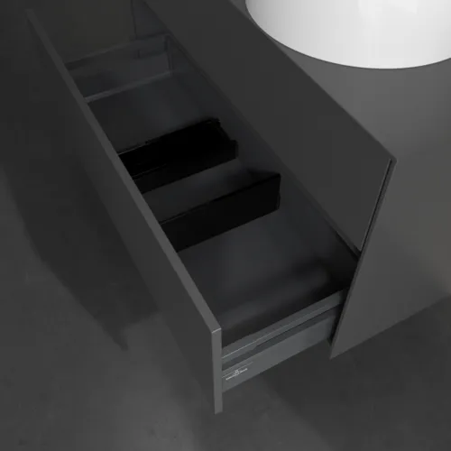 VILLEROY BOCH Collaro toaletní skříňka, 2 výsuvy, 1000 x 548 x 500 mm, grafit / grafit #C04000VR, obrázek 6