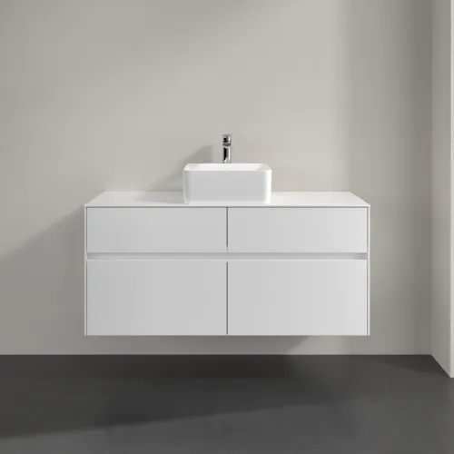 VILLEROY BOCH Collaro toaletní skříňka, s osvětlením, 4 výsuvy, 1200 x 548 x 500 mm, lesklá bílá / lesklá bílá #C041B0DH, obrázek 3