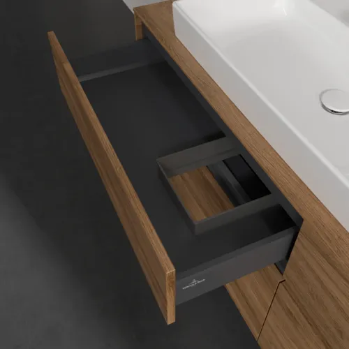VILLEROY BOCH Toaletní skříňka Collaro, 4 výsuvy, 1600 x 548 x 500 mm, dub Kansas #C02600RH, obrázek 7