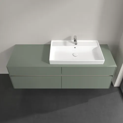 VILLEROY BOCH Toaletní skříňka Collaro, s osvětlením, 4 výsuvy, 1600 x 548 x 500 mm, Soft Green / Soft Green #C027B0AF, obrázek 4