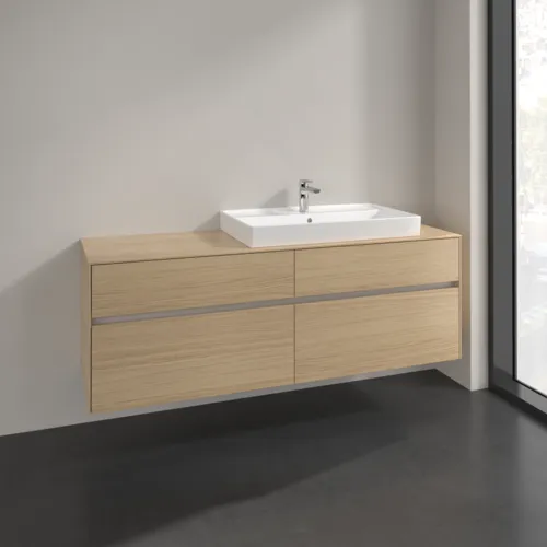 VILLEROY BOCH Toaletní skříňka Collaro, 4 výsuvy, 1600 x 548 x 500 mm, severský dub / severský dub #C02700VJ, obrázek 2