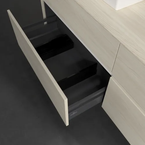 VILLEROY BOCH Toaletní skříňka Collaro, 4 výsuvy, 1600 x 548 x 500 mm, bílý dub / bílý dub #C02100AA, obrázek 6