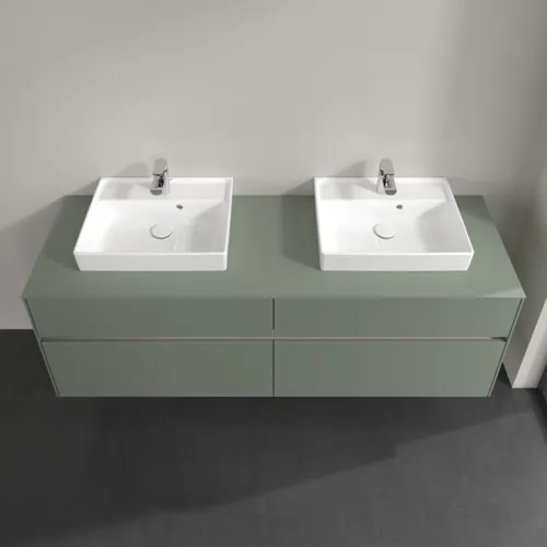 VILLEROY BOCH Toaletní skříňka Collaro, 4 výsuvy, 1600 x 548 x 500 mm, Soft Green / Soft Green #C02100AF, obrázek 4