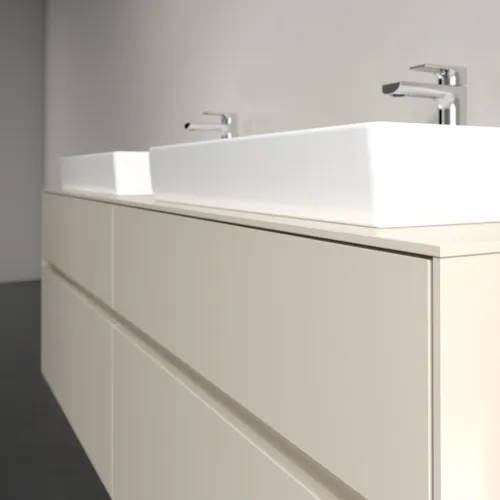 VILLEROY BOCH Toaletní skříňka Collaro, s osvětlením, 4 výsuvy, 1600 x 548 x 500 mm, Cashmere Grey / Cashmere Grey #C024B0VN, obrázek 6