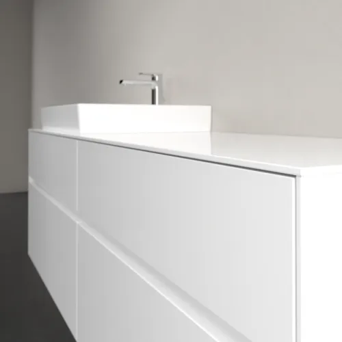 VILLEROY BOCH Toaletní skříňka Collaro, 4 výsuvy, 1600 x 548 x 500 mm, lesklá bílá / lesklá bílá #C02200DH, obrázek 5
