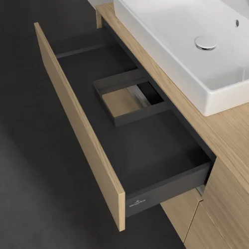 VILLEROY BOCH Toaletní skříňka Collaro, s osvětlením, 4 výsuvy, 1600 x 548 x 500 mm, severský dub / severský dub #C024B0VJ, obrázek 8