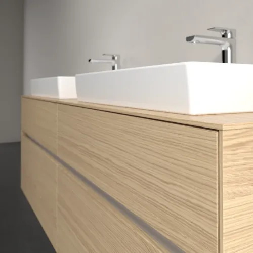 VILLEROY BOCH Toaletní skříňka Collaro, s osvětlením, 4 výsuvy, 1600 x 548 x 500 mm, severský dub / severský dub #C024B0VJ, obrázek 6