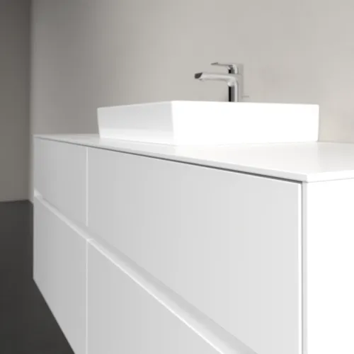 VILLEROY BOCH Toaletní skříňka Collaro, s osvětlením, 4 výsuvy, 1400 x 548 x 500 mm, bílá matná / bílá matná #C073B0MS, obrázek 6