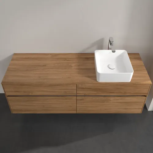 VILLEROY BOCH Toaletní skříňka Collaro, s osvětlením, 4 výsuvy, 1600 x 548 x 500 mm, dub Kansas #C051B0RH, obrázek 4