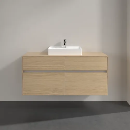 VILLEROY BOCH Toaletní skříňka Collaro, 4 výsuvy, 1200 x 548 x 500 mm, severský dub / severský dub #C07000VJ, obrázek 3