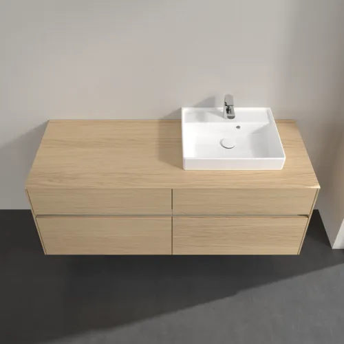 VILLEROY BOCH Toaletní skříňka Collaro, s osvětlením, 4 výsuvy, 1400 x 548 x 500 mm, severský dub / severský dub #C075B0VJ, obrázek 4