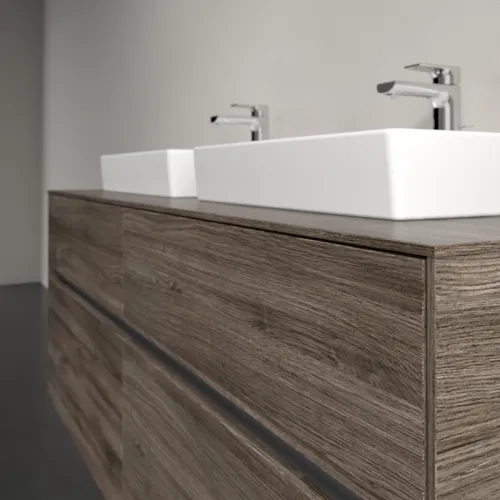 VILLEROY BOCH Toaletní skříňka Collaro, 4 výsuvy, 1400 x 548 x 500 mm, dub kamenný #C07600RK, obrázek 5