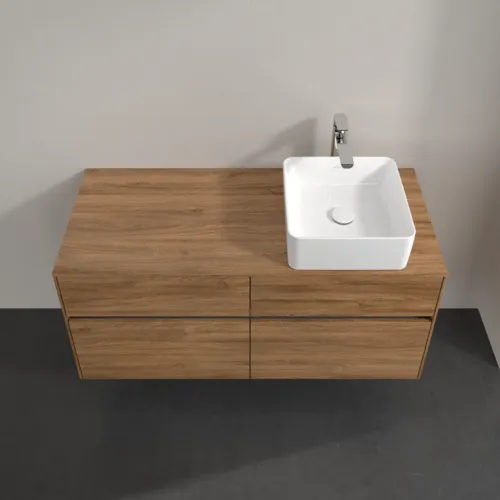 VILLEROY BOCH Umyvadlová skříňka Collaro, s osvětlením, 4 výsuvy, 1200 x 548 x 500 mm, dub Kansas #C043B0RH, obrázek 4