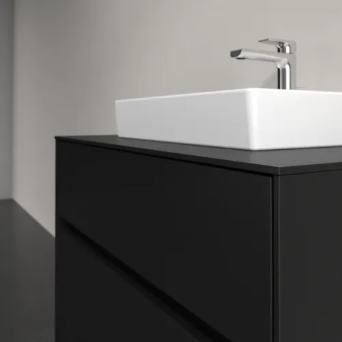 VILLEROY BOCH Toaletní skříňka Collaro, 2 výsuvy, 800 x 548 x 500 mm, Volcano Black / Volcano Black #C06900VL, obrázek 5