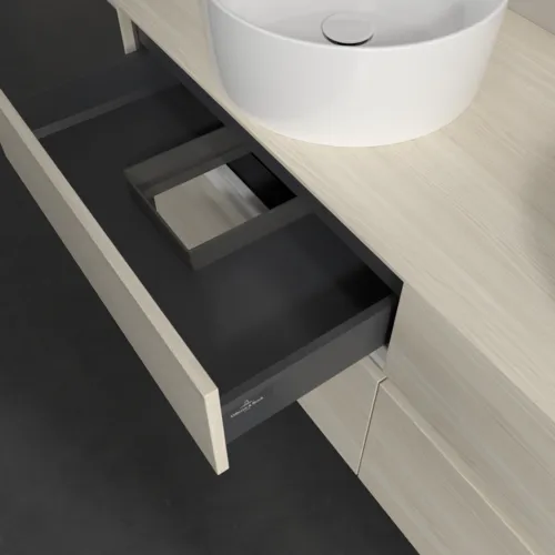 VILLEROY BOCH Toaletní skříňka Collaro, 4 výsuvy, 1400 x 548 x 500 mm, bílý dub / bílý dub #C04800AA, obrázek 7