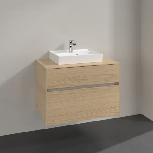 VILLEROY BOCH Toaletní skříňka Collaro, 2 výsuvy, 800 x 548 x 500 mm, severský dub / severský dub #C06900VJ, obrázek 2