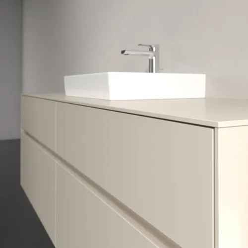 VILLEROY BOCH Toaletní skříňka Collaro, 4 výsuvy, 1600 x 548 x 500 mm, Cashmere Grey / Cashmere Grey #C07700VN, obrázek 5