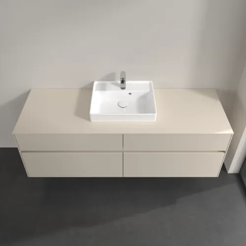 VILLEROY BOCH Toaletní skříňka Collaro, 4 výsuvy, 1600 x 548 x 500 mm, Cashmere Grey / Cashmere Grey #C07700VN, obrázek 4