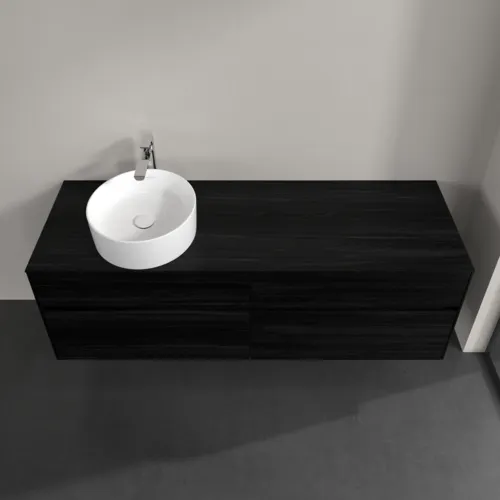 VILLEROY BOCH Toaletní skříňka Collaro, 4 výsuvy, 1600 x 548 x 500 mm, černý dub / černý dub #C05000AB, obrázek 4