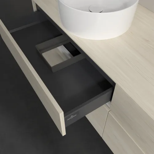 VILLEROY BOCH Toaletní skříňka Collaro, 4 výsuvy, 1600 x 548 x 500 mm, bílý dub / bílý dub #C05000AA, obrázek 7