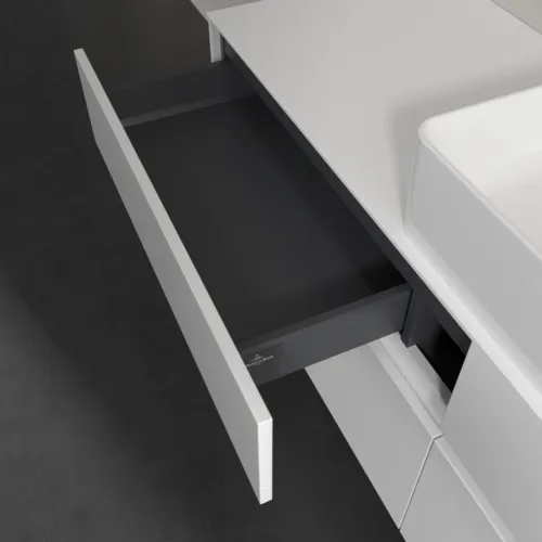 VILLEROY BOCH Toaletní skříňka Collaro, 4 výsuvy, 1600 x 548 x 500 mm, lesklá bílá / lesklá bílá #C04900DH, obrázek 7