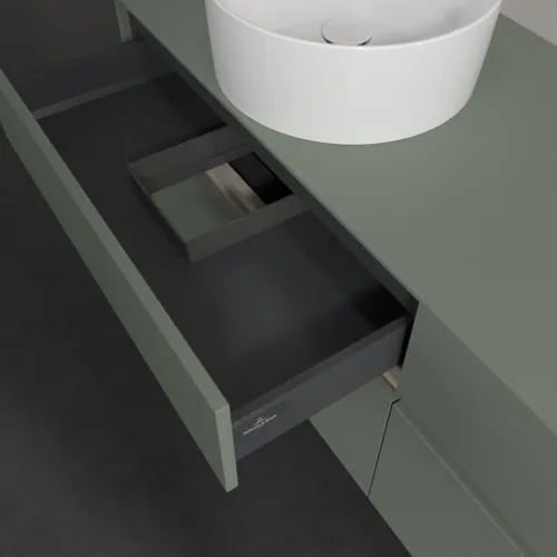 VILLEROY BOCH Toaletní skříňka Collaro, 4 výsuvy, 1600 x 548 x 500 mm, Soft Green / Soft Green #C05000AF, obrázek 7