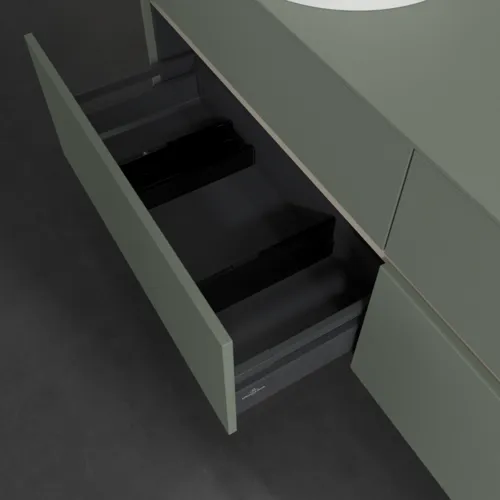 VILLEROY BOCH Toaletní skříňka Collaro, 4 výsuvy, 1600 x 548 x 500 mm, Soft Green / Soft Green #C05000AF, obrázek 6