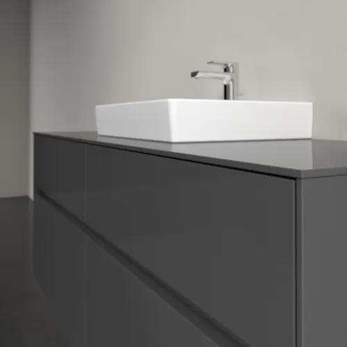 VILLEROY BOCH Toaletní skříňka Collaro, 4 výsuvy, 1400 x 548 x 500 mm, lesklá šedá / lesklá šedá #C07300FP, obrázek 5