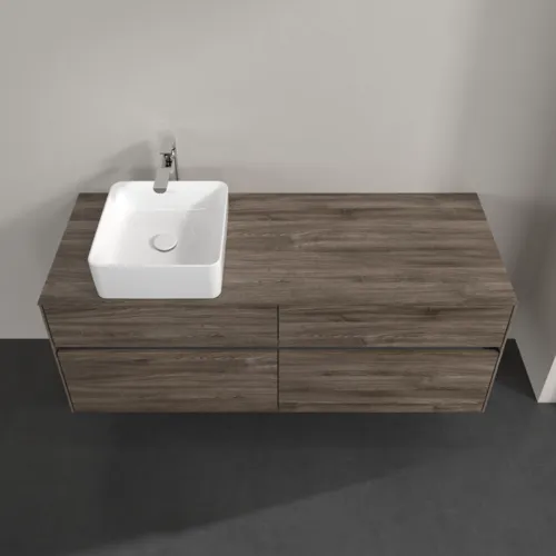 VILLEROY BOCH Toaletní skříňka Collaro, 4 výsuvy, 1400 x 548 x 500 mm, dub kamenný #C04600RK, obrázek 4