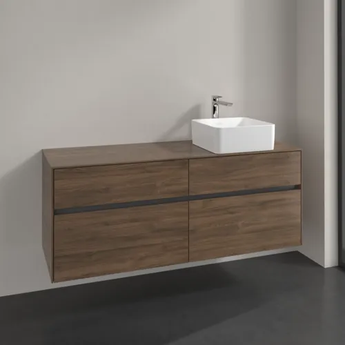 VILLEROY BOCH Toaletní skříňka Collaro, 4 výsuvy, 1400 x 548 x 500 mm, Arizona Oak / Arizona Oak #C04700VH, obrázek 2