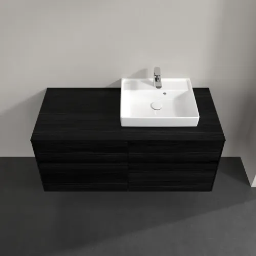 VILLEROY BOCH Toaletní skříňka Collaro, 4 výsuvy, 1200 x 548 x 500 mm, černý dub / černý dub #C07200AB, obrázek 4