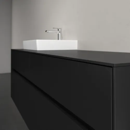 VILLEROY BOCH Toaletní skříňka Collaro, 4 výsuvy, 1600 x 548 x 500 mm, Volcano Black / Volcano Black #C07800VL, obrázek 5