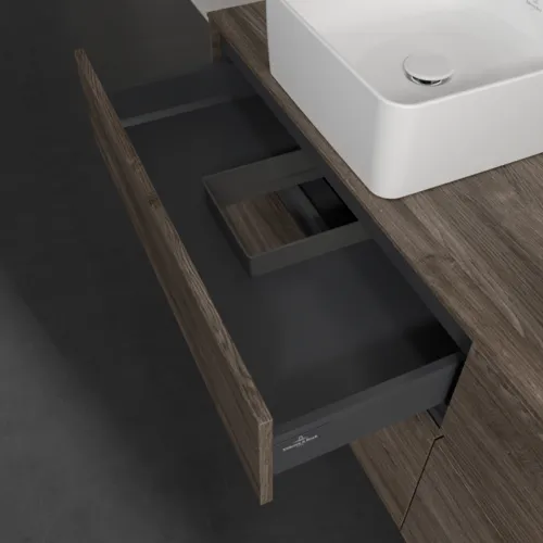 VILLEROY BOCH Toaletní skříňka Collaro, 4 výsuvy, 1600 x 548 x 500 mm, dub kamenný #C05200RK, obrázek 7