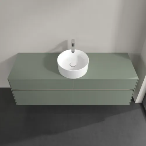 VILLEROY BOCH Toaletní skříňka Collaro, 4 výsuvy, 1600 x 548 x 500 mm, Soft Green / Soft Green #C04900AF, obrázek 4