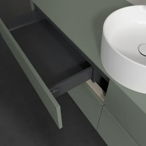 VILLEROY BOCH Toaletní skříňka Collaro, 4 výsuvy, 1600 x 548 x 500 mm, Soft Green / Soft Green #C04900AF, obrázek 7
