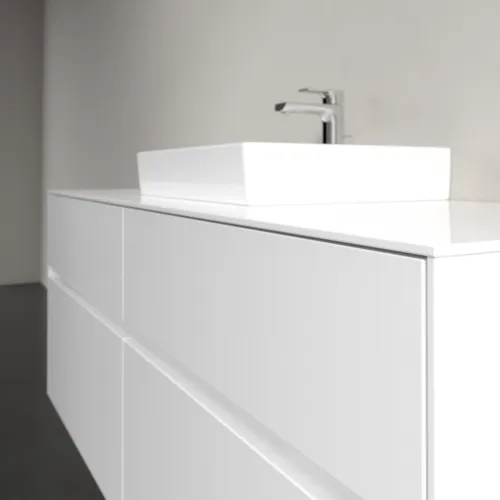 VILLEROY BOCH Toaletní skříňka Collaro, 4 výsuvy, 1400 x 548 x 500 mm, lesklá bílá / lesklá bílá #C07300DH, obrázek 5