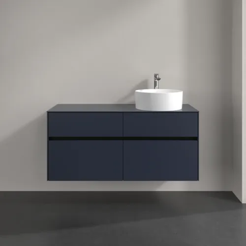 VILLEROY BOCH Toaletní skříňka Collaro, s osvětlením, 4 výsuvy, 1200 x 548 x 500 mm, Marine Blue / Marine Blue #C043B0VQ, obrázek 3