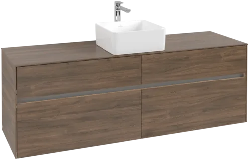 VILLEROY BOCH Toaletní skříňka Collaro, s osvětlením, 4 výsuvy, 1600 x 548 x 500 mm, Arizona Oak / Arizona Oak #C049B0VH