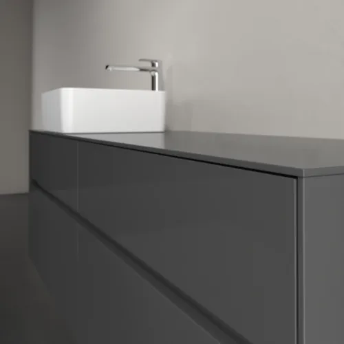 VILLEROY BOCH Toaletní skříňka Collaro, s osvětlením, 4 výsuvy, 1600 x 548 x 500 mm, lesklá šedá / lesklá šedá #C050B0FP, obrázek 6